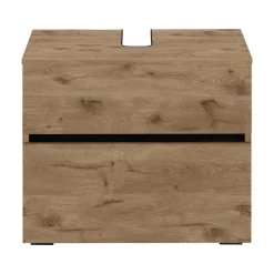 Wisla - Wastafelonderkast met 1 klep en 1 lade in eikenoptik