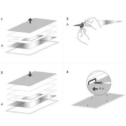 Wissellijst hout Poster 61x91,5 of 50x70 Walnoot - 61 x 91,5