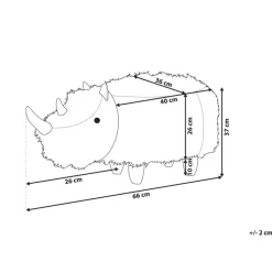 WOOLLY - Dierenpoef - Wit - Nepbont