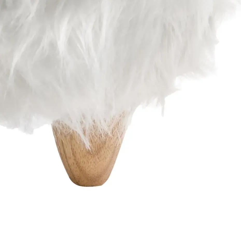 WOOLLY - Dierenpoef - Wit - Nepbont