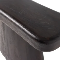 WOOOD Amco Sidetable - Mango Hout - Zwart - 76x120x40