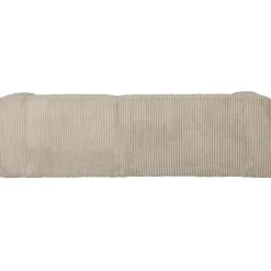 WOOOD Bean Chaise Longue Bank Rechts - Ribstof - Travertin -73x254x178