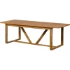 WOOOD Beaver Tuintafel - Teak - Naturel - 75x240x90
