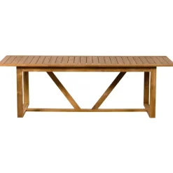 WOOOD Beaver Tuintafel - Teak - Naturel - 75x240x90