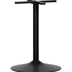 WOOOD Bistro Ronde Buisvoet - Metaal - Zwart - 72x54x54