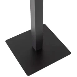 WOOOD Bistro Vierkante Bartafel Poot - Metaal - Zwart- 105x50x50