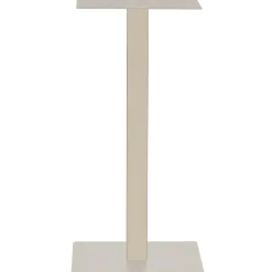 WOOOD Bistro Vierkante Bartafel Poot - Metaal - Dakagrau - 105x50x50