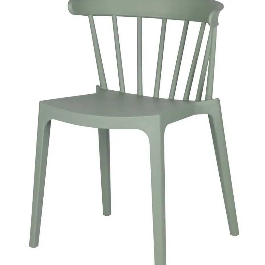 WOOOD Bliss Tuinstoelen - Kunststof - Jadegroen - Set van 4