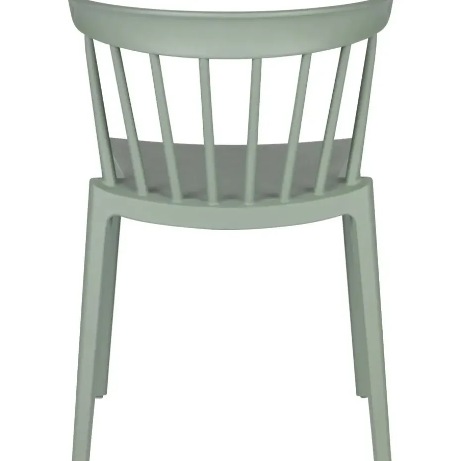 WOOOD Bliss Tuinstoelen - Kunststof - Jadegroen - Set van 4