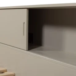 WOOOD Carter Bed - Grenenhout - Dust/Beige - 90x200