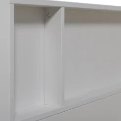 WOOOD Carter Bed - Grenenhout - Wit - 90x200