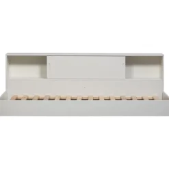 WOOOD Carter Bed - Grenenhout - Wit - 90x200
