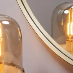 WOOOD Doutzen Spiegel - Metaal - Goud - 115x115x5