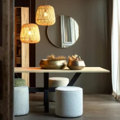 WOOOD Doutzen Spiegel - Metaal - Goud - 80x80x5