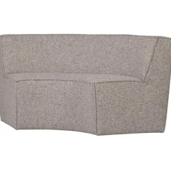 WOOOD Europa 2-Zits Eetbank - Geweven Stof - Zand - 85x131x131