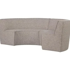 WOOOD Europa 4-Zits Eetbank - Polyester - Zand - 85x372x93