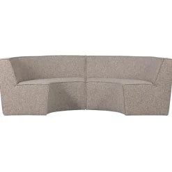 WOOOD Europa 4-Zits Eetbank - Polyester - Zand - 85x372x93