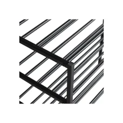 WOOOD Ferro Schoenenrek - Metaal - Zwart - 80x85x35