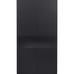 WOOOD Finca Opbergkast - Zwart - 210x110x40