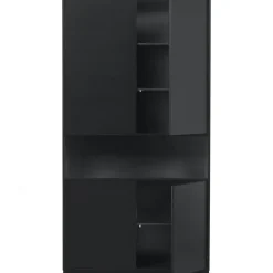 WOOOD Finca Opbergkast - Zwart - 210x110x40