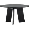 WOOOD Fries Eettafel - Eiken - Blacknight - 75x129x129