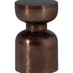 WOOOD Frits Bijzettafel - Metaal - Brons - 47x30x30