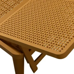 WOOOD Jinte Ligbed Tuin - Kunststof - Geel - 29x55x191