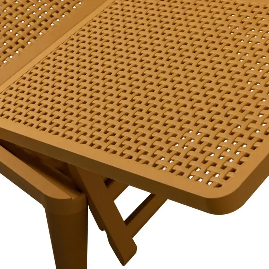 WOOOD Jinte Ligbed Tuin - Kunststof - Geel - 29x55x191