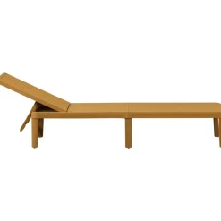 WOOOD Jinte Ligbed Tuin - Kunststof - Geel - 29x55x191