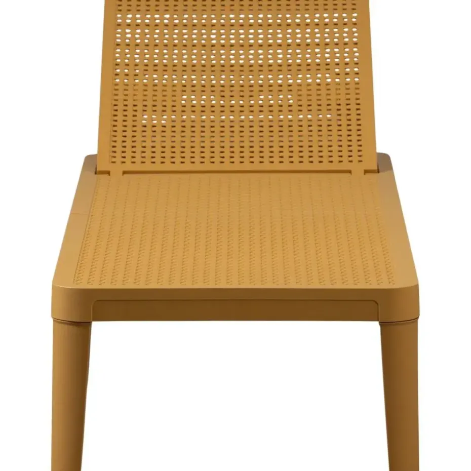 WOOOD Jinte Ligbed Tuin - Kunststof - Geel - 29x55x191