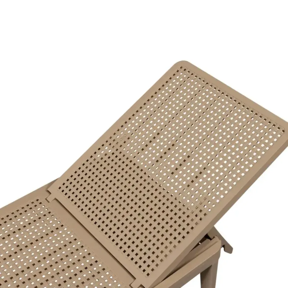 WOOOD Jinte Ligbed Tuin - Kunststof - Zand - 29x55x191