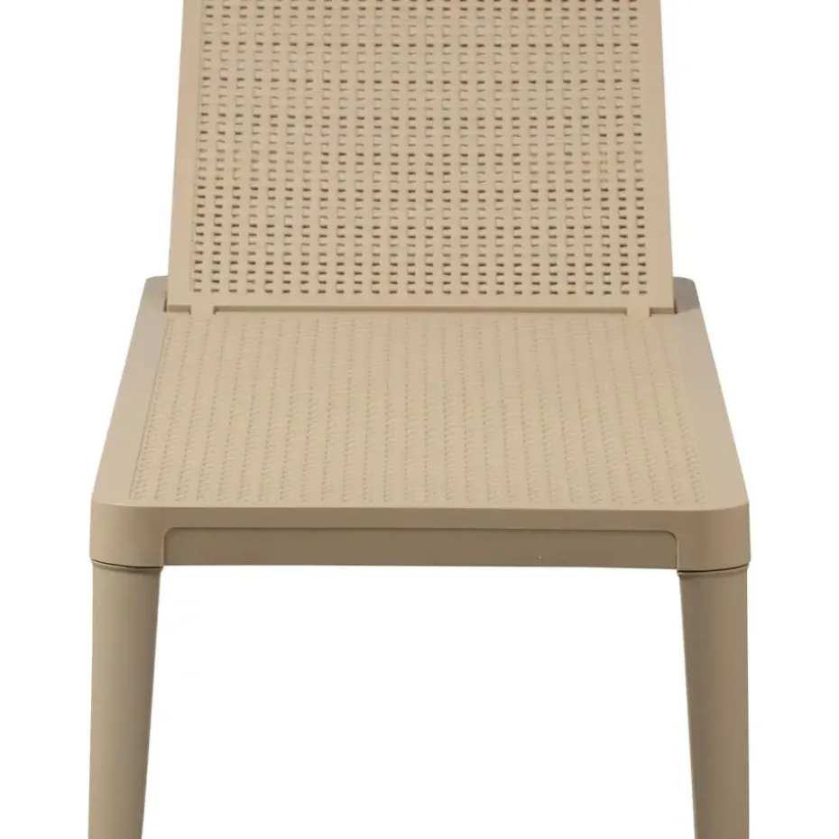 WOOOD Jinte Ligbed Tuin - Kunststof - Zand - 29x55x191