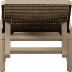 WOOOD Jinte Ligbed Tuin - Kunststof - Zand - 29x55x191