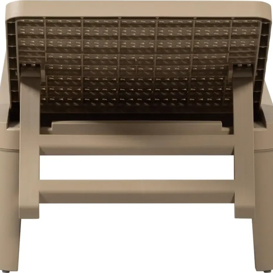 WOOOD Jinte Ligbed Tuin - Kunststof - Zand - 29x55x191