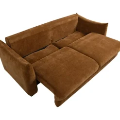 WOOOD Jonne 3-Zits Slaapbank - Chennile - Bruin - 92x233x105