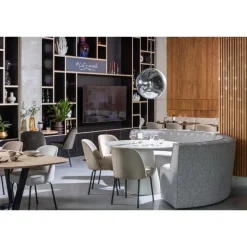 WOOOD Jorre Eettafel - Mdf - Antique Beige - 76x120x120