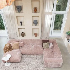 WOOOD Lia Bijzettafel - Metaal - Dust - 50x50x38