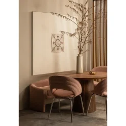 WOOOD Limit Eetkamertafel - Mangohout - Walnoot - 76x130x130