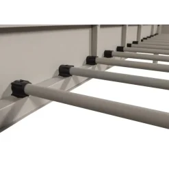 WOOOD Mata 1-Persoonsbed - Metaal - Zand - 90x208x95