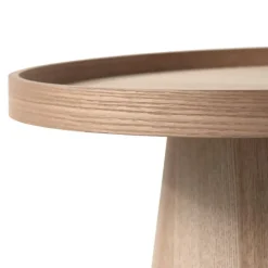 WOOOD Maud Bijzettafel - Hout - Naturel - 50x45x45