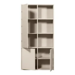 WOOOD Merel opbergkast - Grenen - Dust - 100x200x44