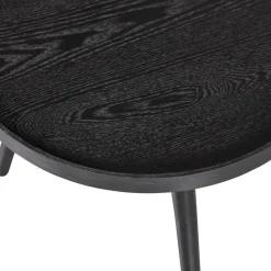 WOOOD Mesa Bijzettafel M - Hout - Zwart - 45x45x45