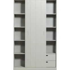 WOOOD Mila Schuifdeurkast - Grenen - Dust - 200x120x42