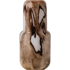 WOOOD Monika Vaas - Handgevormd - Glas - Bruin - 36x16x16