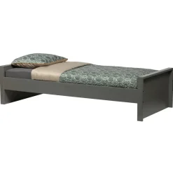 WOOOD Morris Bed Excl Lade - Grenen - Leem - 214x53x95