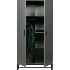 WOOOD Morris Kast - Grenen - Leem - 195x100x53