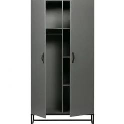 WOOOD Morris Kast - Grenen - Leem - 195x100x53