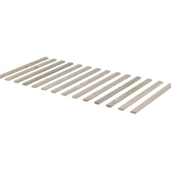 WOOOD Nikki Bedbank Incl Bedlade/Lattenrol - Grenen - Wit - 73x208x100