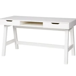 WOOOD Nikki Bureau - Grenenhout - Wit - 75x140x62