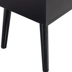 WOOOD Ozzy Nachtkastje Hout Zwart 53x36x30